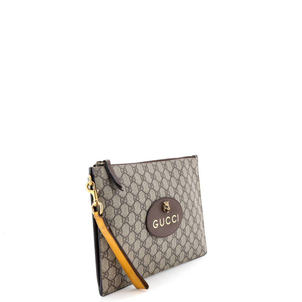 Gucci Neo Vintage Wristlet Pouch Gg #252918G96B - Picture 2 of 7